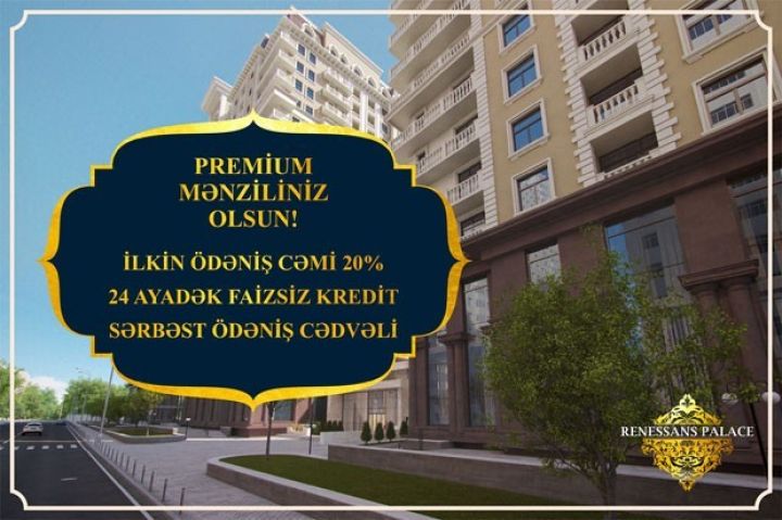 “Renessans Palace” Yaşayış Kompleksindən özəl endirim təklifi!