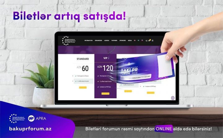 PR-la bağlı Foruma biletlərin satışına start verildi