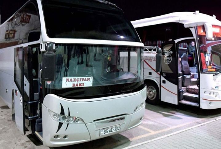 Bakı-Naxçıvan avtobuslarının yük yerləri bloklanacaq 