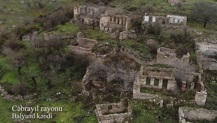 Cəbrayılın Balyand kəndindən görüntülər - VİDEO