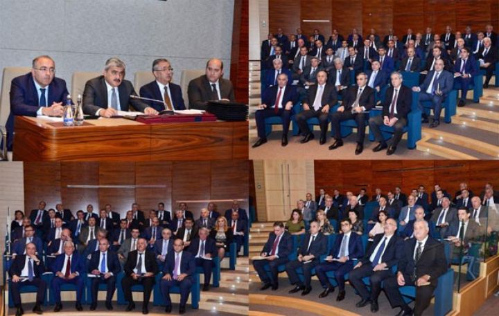Maliyyə Nazirliyində geniş kollegiya iclası