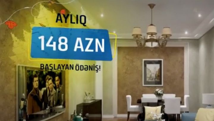  Aylıq 148 manat kreditlə tam təmirli mənzillər - Payız Kampaniyası