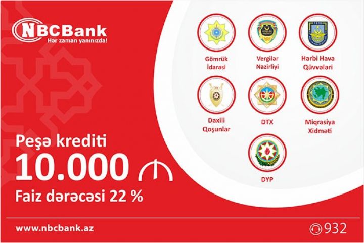 “NBC Bank”dan "Peşə krediti kampaniyası"