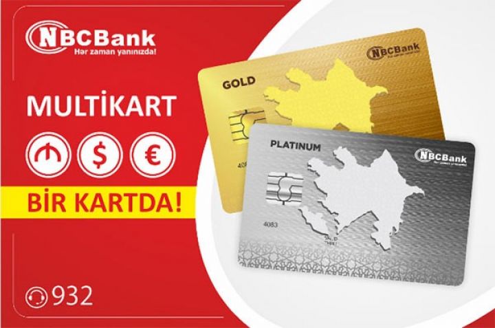 "NBCBank"dan yeni multivalyutalı kart