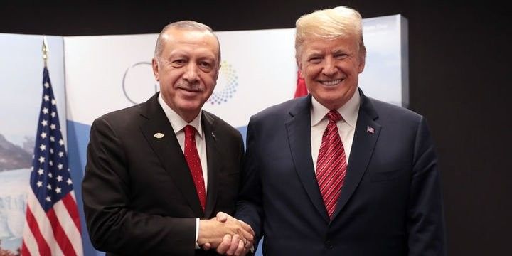 Ərdoğan, dünən Türkiyəni təhdid edən Tramp ilə danışdı