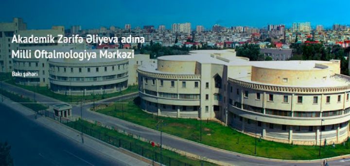 Milli Oftalmologiya Mərkəzi 1,2 milyon manatlıq tibbi avadanlıqlar aldı