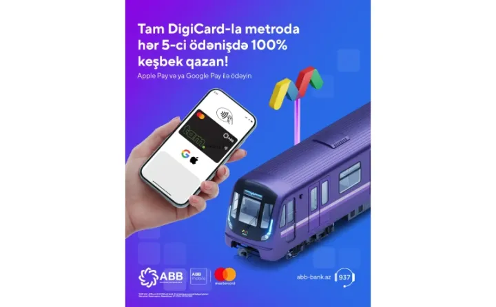 ABB-dən metro istifadəçilərinə xüsusi fürsət!